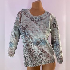 Vintage Y2K Rhinestone Shirt